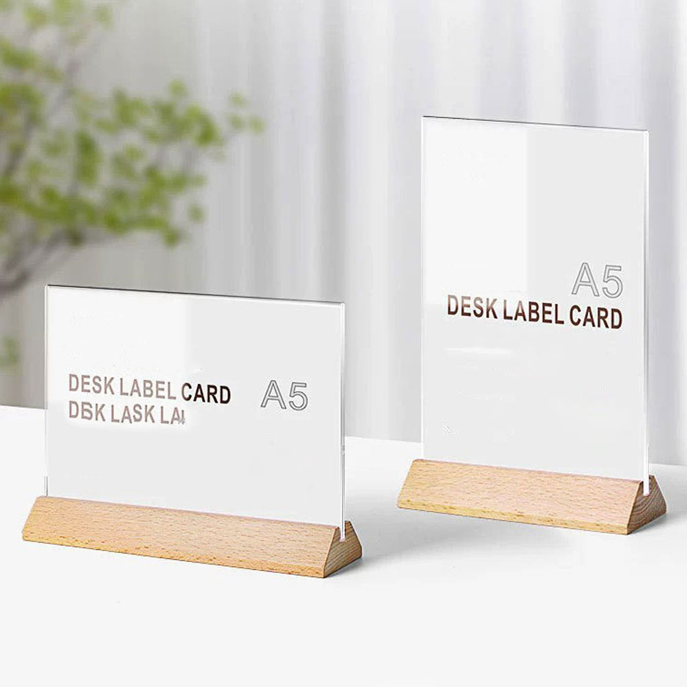우드 아크릴스탠드 T자형 L자형 가로형 세로형