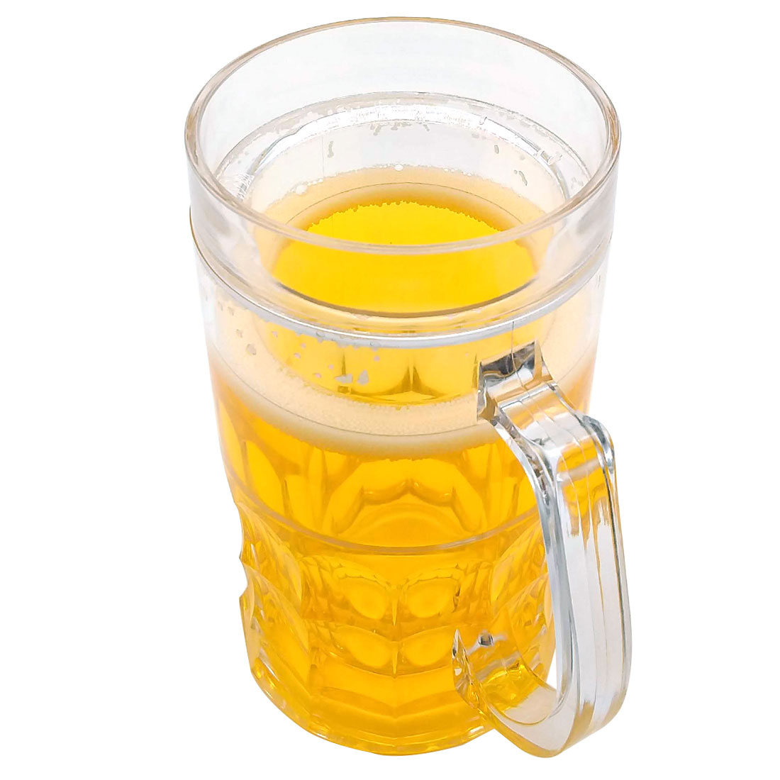 아트피아 가짜 맥주잔 이중 컵 손잡이 투명 페이크 머그잔 술잔 영화 촬영 몰카 소품