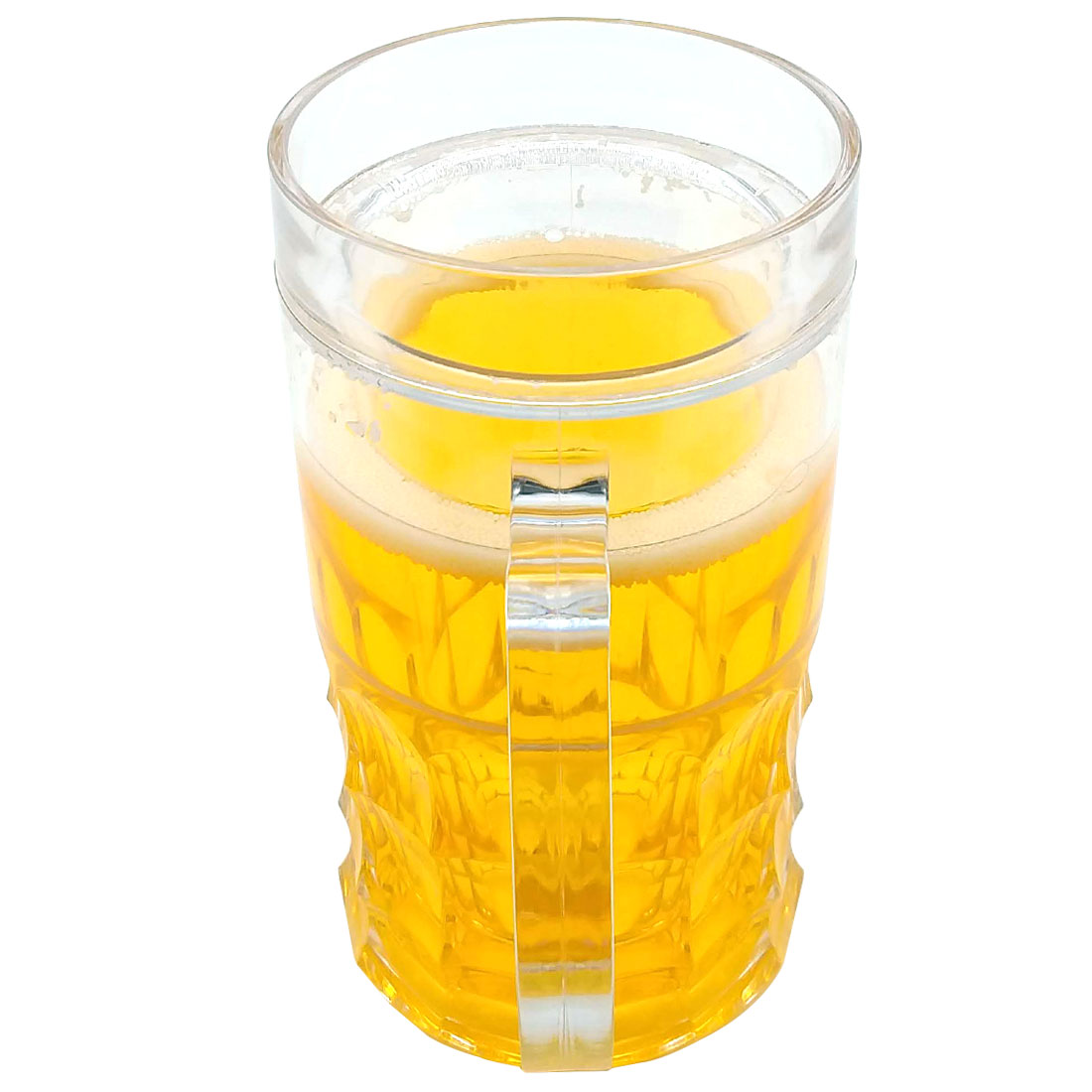 아트피아 가짜 맥주잔 이중 컵 손잡이 투명 페이크 머그잔 술잔 영화 촬영 몰카 소품