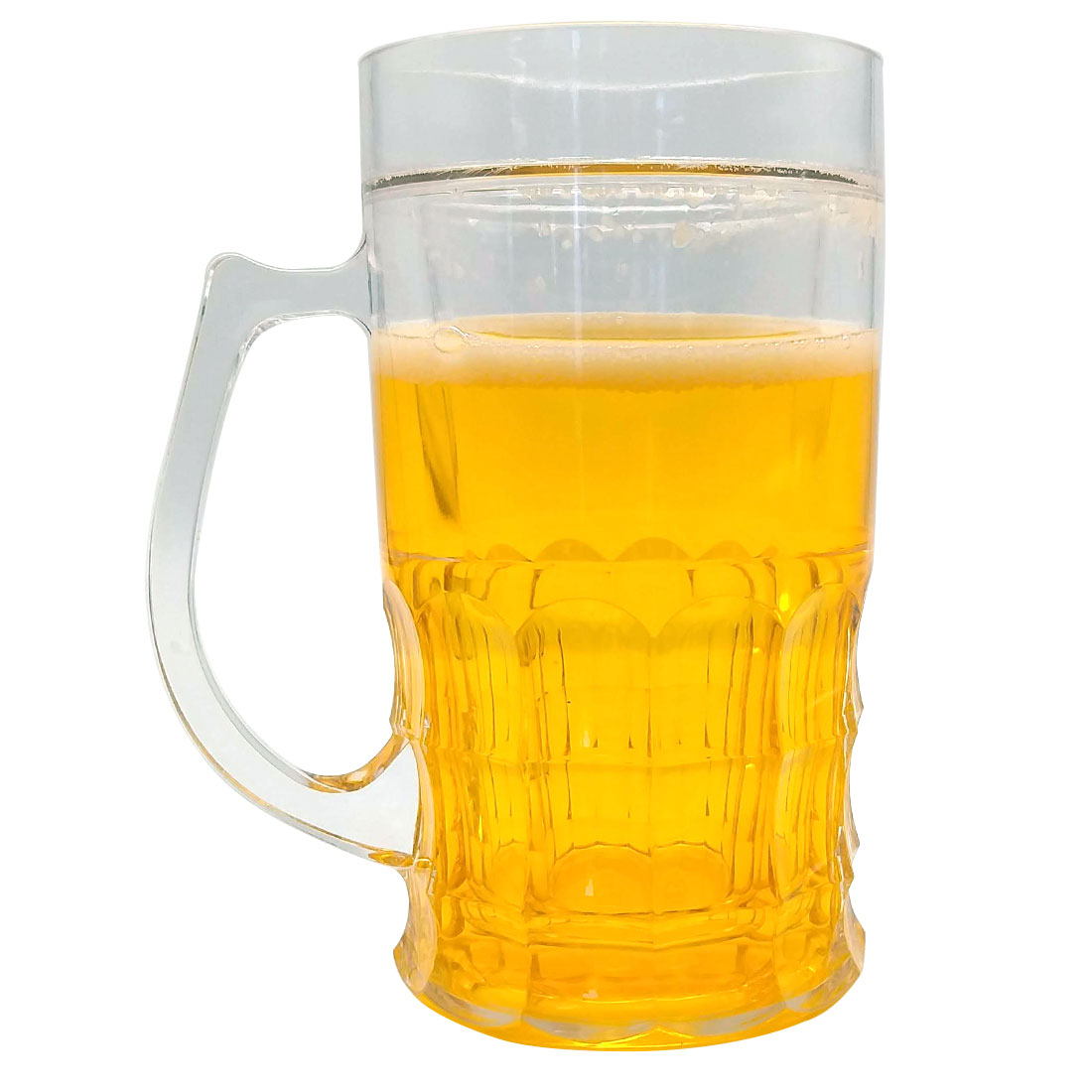 아트피아 가짜 맥주잔 이중 컵 손잡이 투명 페이크 머그잔 술잔 영화 촬영 몰카 소품