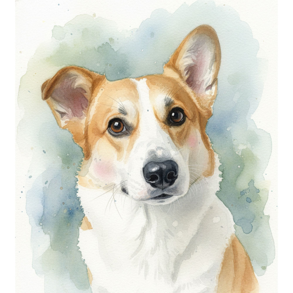 반려동물 초상화 고양이 강아지 그림 선물 일러스트 반려견 반려묘 기념 생일 액자