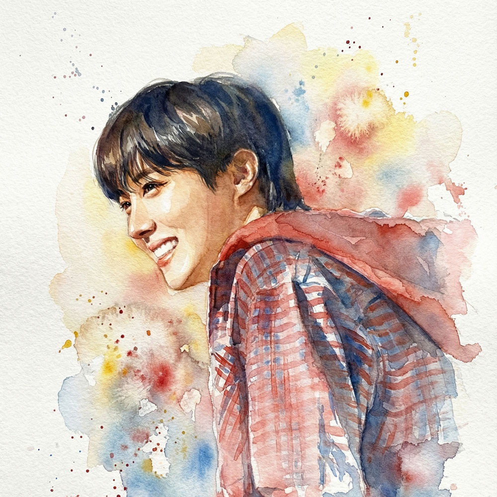 수채화 초상화 주문 제작 팝아트 일러스트 캐리커쳐 인물화 결혼기념일 퇴임 선물 주문 제작