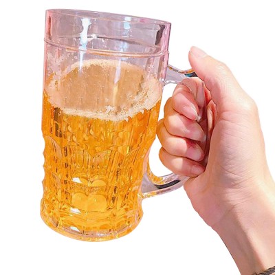 아트피아 아트피아 가짜 맥주잔 이중 컵 손잡이 투명 페이크 머그잔 술잔 영화 촬영 몰카 소품