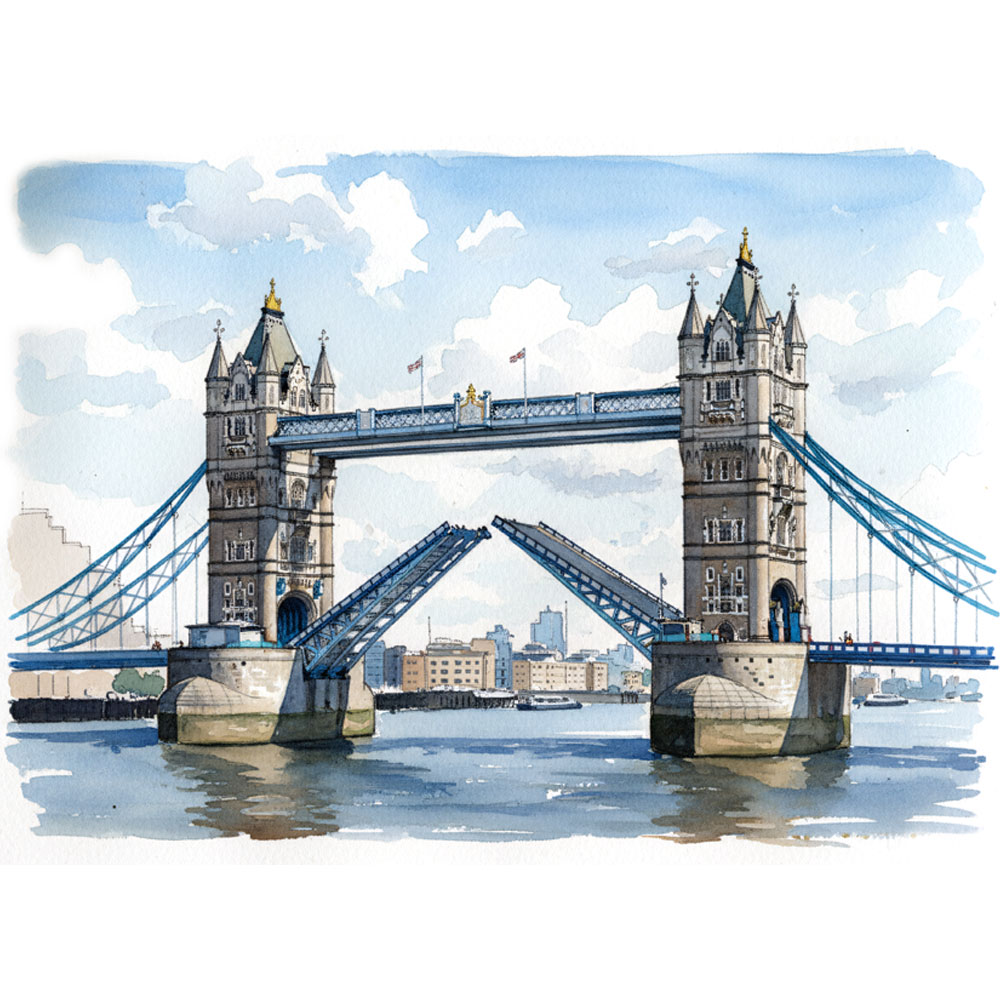 아트피아 어반스케치 수채화 엽서 벽꾸미기 인테리어 직접그린 일러스트 엽서 영국 36종