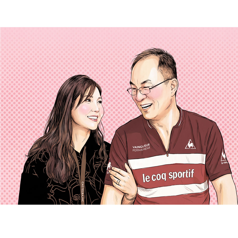 팝아트 초상화 커플 기념일 부모님 생일 결혼 선물 집들이 그림 주문제작 - 캔버스(Canvas) 스타일