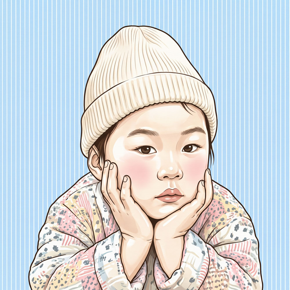 팝아트 초상화 커플 기념일 부모님 생일 결혼 선물 집들이 그림 주문제작 - 캔버스(Canvas) 스타일