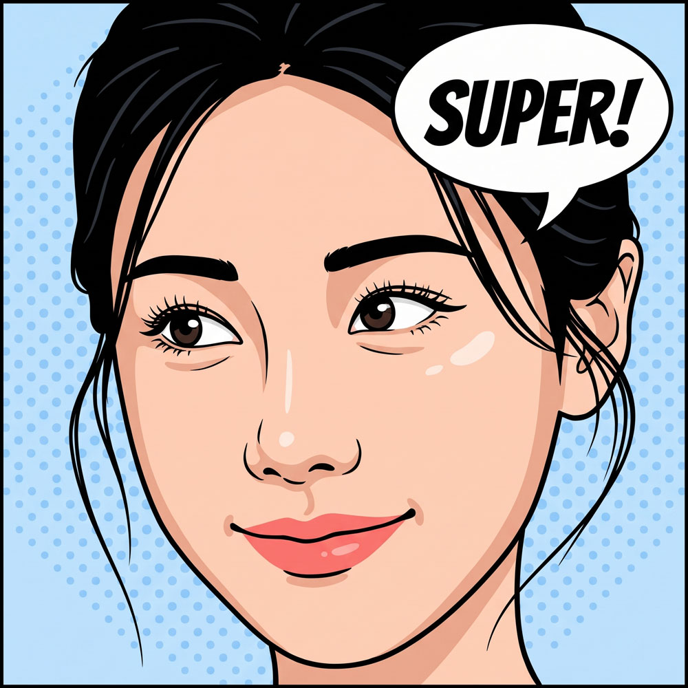 팝아트 초상화 커플 기념일 부모님 생일 결혼 선물 집들이 그림 주문제작 - 코믹북(Comic Book) 스타일