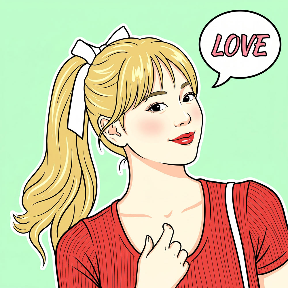 팝아트 초상화 커플 기념일 부모님 생일 결혼 선물 집들이 그림 주문제작 - 코믹북(Comic Book) 스타일
